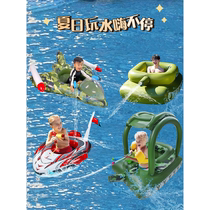 Summer inflatable tank swimming ring childrens water gun sitting circle surfing mount adult pool floating water toy