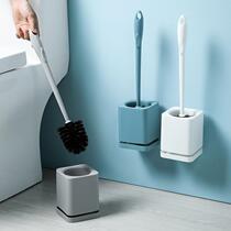 Toilet Brush No Dead Angle Home Bathroom No Punch Toilet Brush Long Handle Wall-mounted Cleaning Brush Set