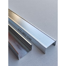 Vertical keel light steel 50 75 100 150 partition wall galvanized iron keel matching sky and floor gypsum board main keel