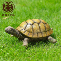 Cross-border supplier garden turtle ornaments decoration holiday gifts simulation birthday gifts resin crafts