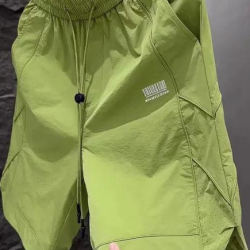 Summer Quick-Drying New Embroidered Shorts Men's Korean Style Fashionable and Comfortable Sports Versatile Beach Pants Five-Quarter Pants