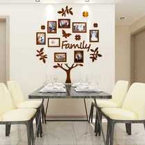 Family growth tree photo wall decoration childrens room bedroom layout creative personality 3D three-dimensional wall stickers