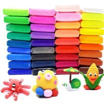 24pcs light clay polymer plasticine clay air dry playdough