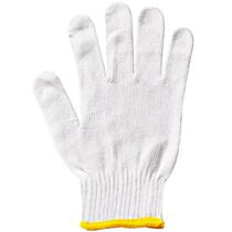 Labor protection gloves thickened wear-resistant cotton yarn dot plastic coated gloves anti-slip construction site handling work protective gloves blue