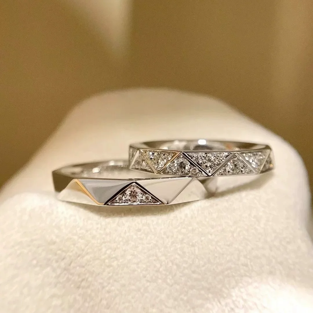 Графф/Против Rose Gold Mobius Ring Подпись платиновое кольцо с бриллиантами