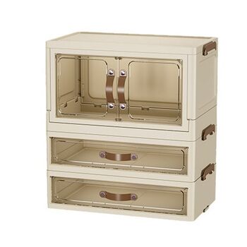 Desktop storage box drawer office stationery storage cabinet book d desk organization box household multi-function dustproof storage