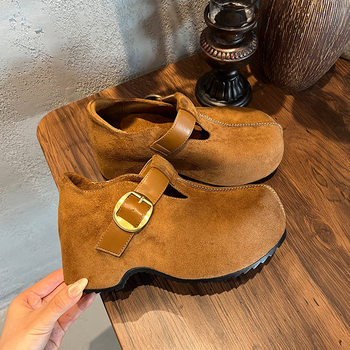 2025 new autumn suede velcro birkenstock shoes