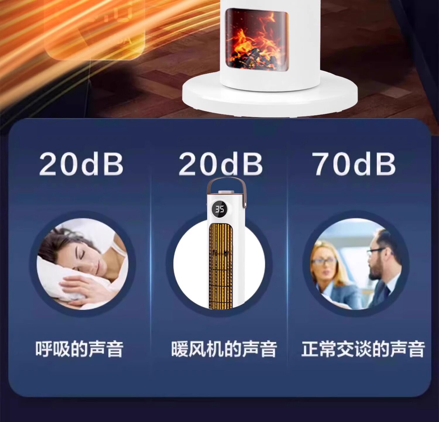 Обогреватель 石墨烯取暖器家用大面积暖风机节能省电热暖气小太阳烤火炉神器18 Dazzle m