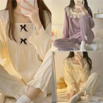 Pajamas Female 2 Sets Of Homewear Girls Spring And Autumn Lo
