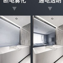 Intelligent electronically controlled atomized glass film privacy color-changing electroplating office dimming glass film partition door self-adhesive film