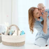 Плетеная детская пеленка, съемная система хранения с разделителями, сумка для матери и ребенка