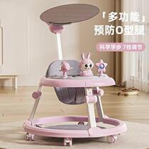 Baby walker with music multifunctional anti-O-leg anti-rollover lightweight foldable 6-18 month baby walker