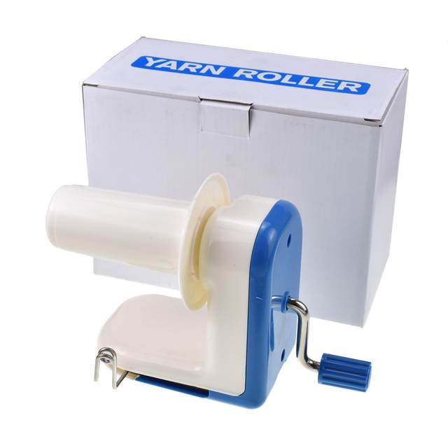 Home manual yarn winding machine wire wrapping machine matching knitting tool red bottom blue bottom semi-automatic hand-cranked winding