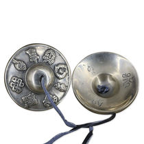 National percussion instrument Nepalese hand-made Tantric bell ringing bell pure copper ringing bell Xia Chu Ding copper dialing white