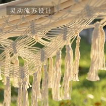 Outdoor tassel hammock ins camping hanging chair home courtyard swing anti-rollover adult indoor adult