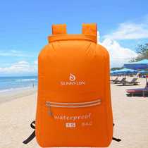 Outdoor swimming waterproof bag nylon nano upstream dry and wet separation bag 20L large capacity beach rafting bag factory