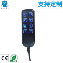 Professional sales of backlit hand controls for traction beds and lifting tables with backlit hand controls directly supplied from Zhejiang manufacturers