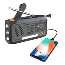 European Emergency Outdoor Dab Radio Solar Hand-cranked Rech