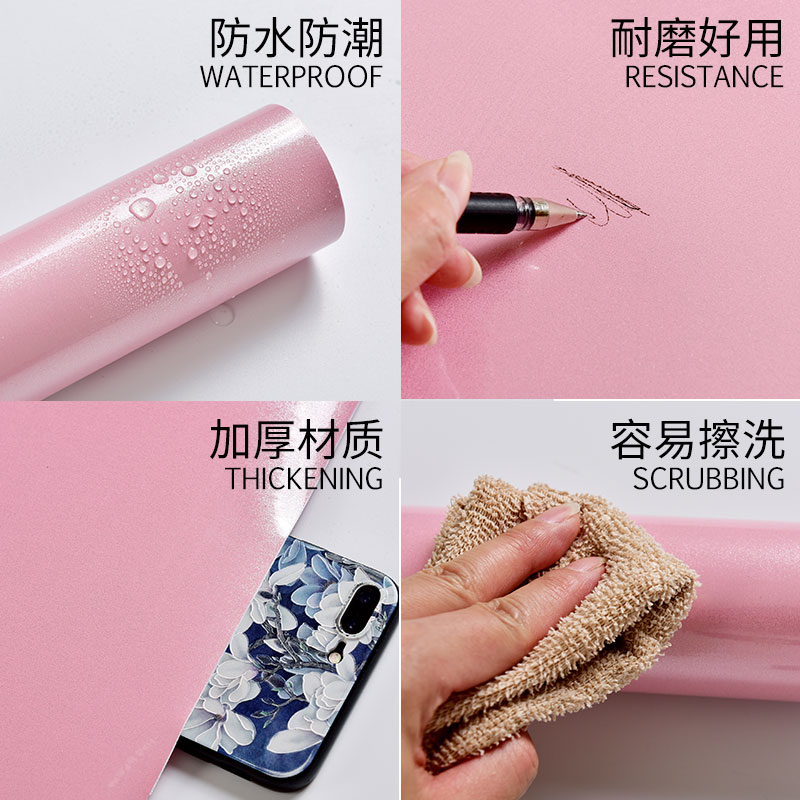 Furniture renovation sticker cabinet wardrobe decoration wallpaper waterproof desktop cabinet paint sticker wallpaper self-adhesive