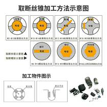 Portable high-frequency electric spark drilling machine electric pulse punching machine broken tap screw drill bit blind hole wire tapping machine