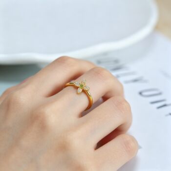 S925 silver inlaid hetian jade jasper ring 11029