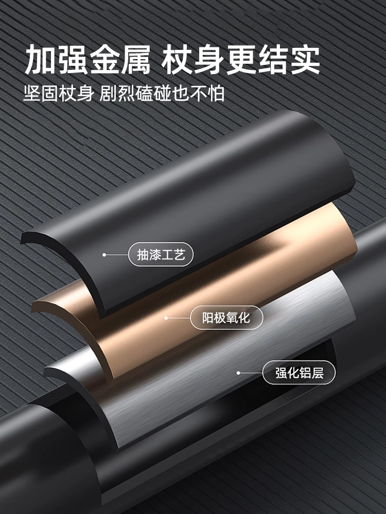 Sai Pu Trekking Poles, Telescopic Walking Sticks, Professional Outdoor Hiking and Climbing Equipment, Non-Slip, Ultra-Light, Foldable Walking Sticks for Men and Women