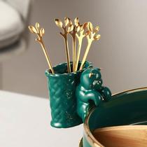 High-end new fruit plate living room home creative modern light luxury coffee table decorative ornaments candy plate ceramic dried fruit plate