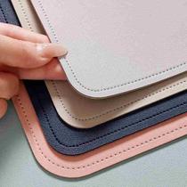 High-grade cork leather tablecloth waterproof and oil-proof no-wash student desk mat office computer childrens study desk writing