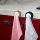 No punch-out dishcloth storage clip rag clip kitchen housework glove hook towel rack hole wall hanger