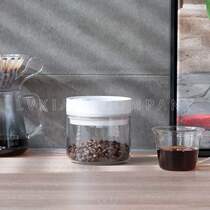 Automatic vacuum coffee intelligent sealed jar fresh-keeping jar box tea * glass electric bean powder storage sealed jar