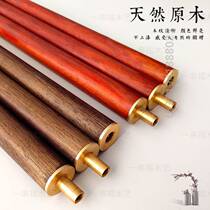 Health wood Taiji three-fed battles folded stick wings stick bar Qigong martial stick defending redwood Taiji stick