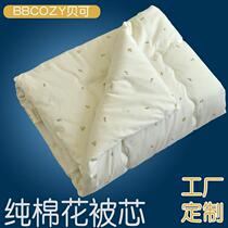 Baby quilt pure cotton spring and summer thin newborn children Xinjiang cotton quilt core nap kindergarten custom-made for all seasons