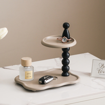 Ningyang French candle aromatherapy storage shelf jewelry storage tray desktop entrance hall key decoration ornaments