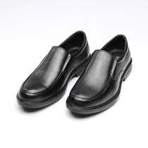 Broken code brand first layer cowhide mens leather shoes soft cowhide soft sole leak picking business casual shoes