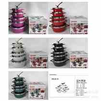 Dessini 10-piece stand-up lid set non-stick pot with pointed ears die-cast aluminum pot pot and soup pot set