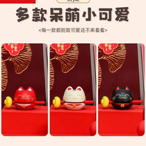 Mental state ornaments niche prohibition signs Lu Xun ornaments humorous and funny little wooden fish emotional stability and decompression