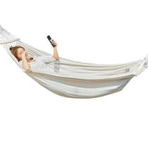 Outdoor swing canvas hammock outdoor anti-rollover adult double hanging chair courtyard indoor camping childrens home
