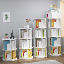 Bookshelves Floor Home Multi-level Placing Book Racks Kindergarten Children Swivel Bookcase mobile Housed shelves