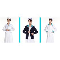 White coat doctor uniform experimental health school uniform mens and womens long-sleeved autumn and winter clothing pharmacy work uniform