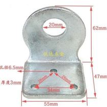 Iron galvanized door lock thickened iron door wooden door door buckle door nose right angle buckle weldable