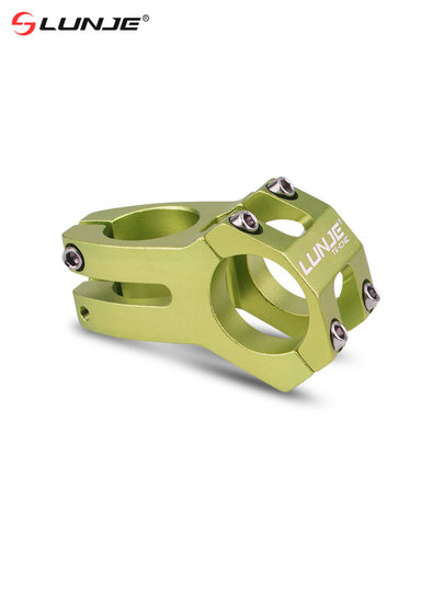 轮迹山地自行车速降把立31.8铝合金车头25.4mm死飞车改装短把立管