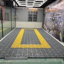 Car wash shop floor grille 4s car beauty shop floor grid plate without trenching drainage plastic splicing floor mat