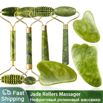 Face Massager Roller Gua sha Jade Store Scraper Roller massa