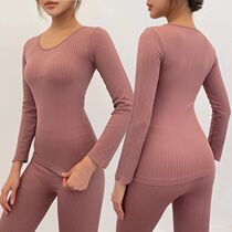 Womens Thermal Underwear Winter Clothes Seamless Thick Warm