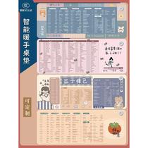 Computer desktop hair pad warm extra large pad hot office 002 heated mouse pad hand warmer desk electric heating writing pad warmer