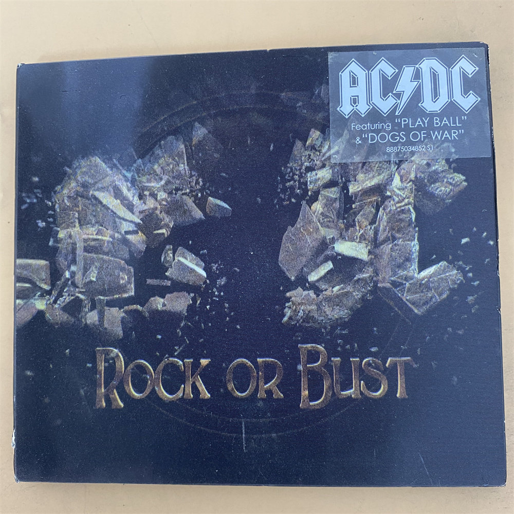 особая цена！Американская версия AC/DC-Rock Or Bust была разобрана, повреждена, а лоток треснул Изображение 1