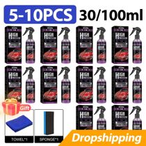 5-10Sets 3 In 1 Car Ceramic Coating Spray 30 100ml Auto Nano