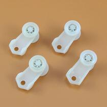 Old-fashioned curtain pulley hook ball wheel square rail slide wheel track guide wheel curtain accessories ball wheel