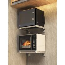 Stainless steel microwave oven stand kitchen rack wall hanging accessories storage rack storage rack oven rack supplies utensils