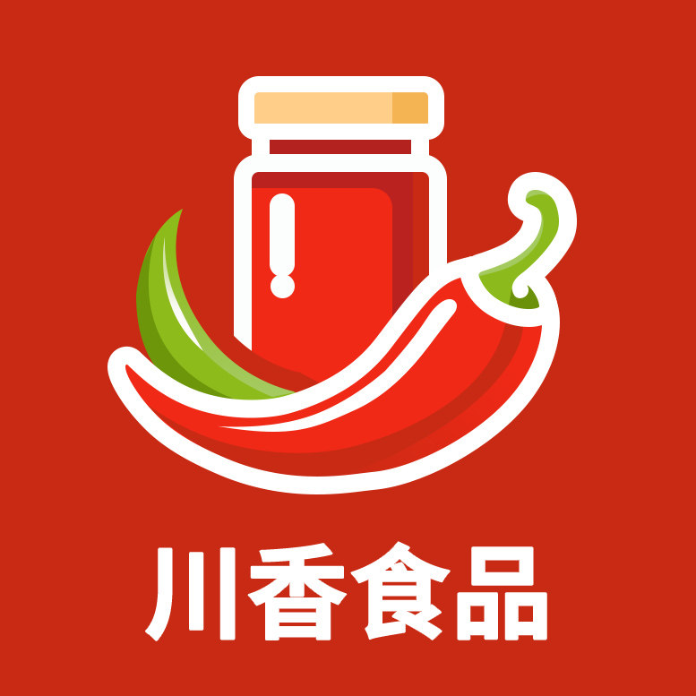 川香食品店的LOGO